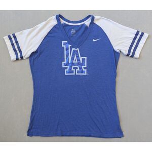 Women's Nike Los Angeles Dodgers Raglan Shirt Size XXL